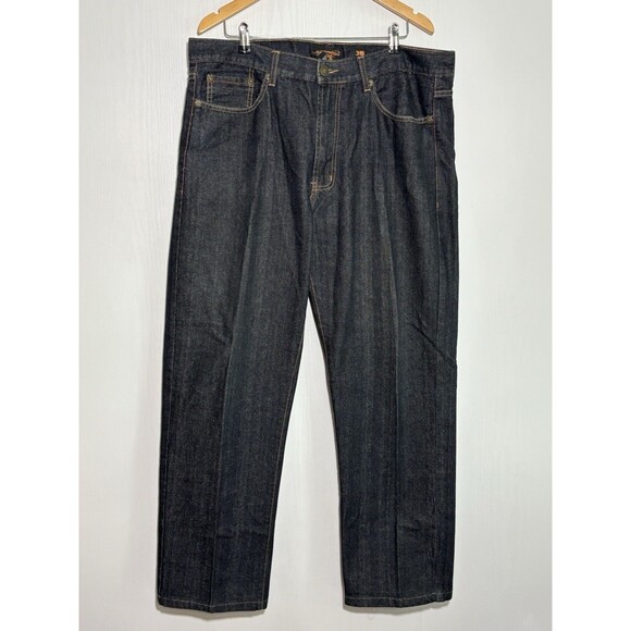 Ed Hardy Jeans Men 38 Death Or Glory Skull Embroidery Y2K Vintage Baggy Straight - Picture 2 of 15